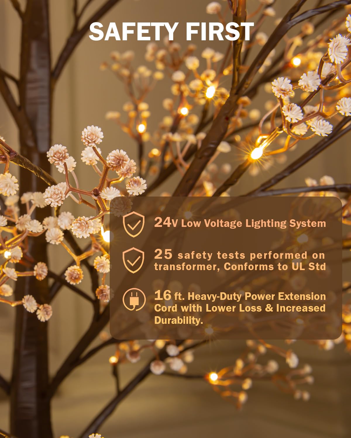 TYBEEU Suitable for indoor and outdoor holiday decor scenes