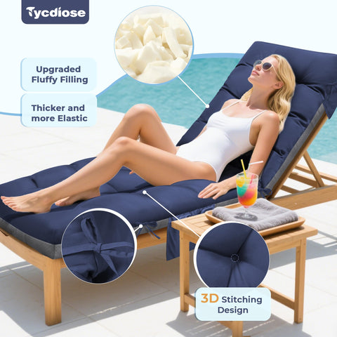 Tycdiose folding-design cushion enables versatile support for back and legs during lounging.