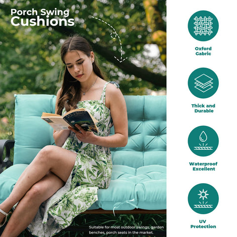 Tycdiose cushions feature reinforced corner straps to stay securely fixed