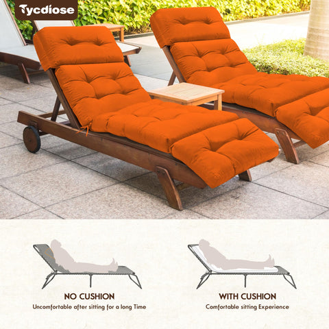 Tycdiose cushion with straps shows secure, non-slip attachment