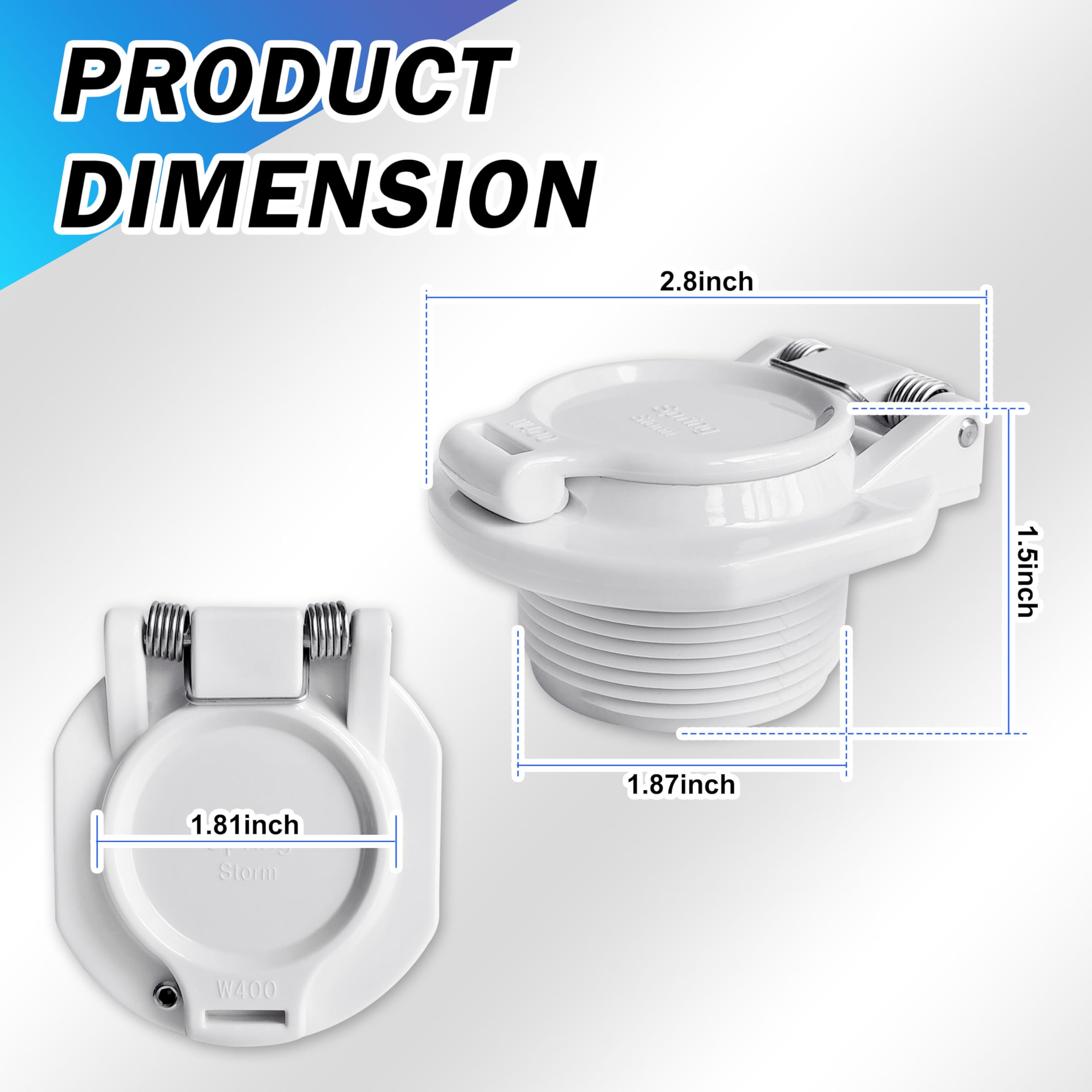 TycoonWon W400BWHP seal between hose and wall reduces tangling and improves suction consistency.