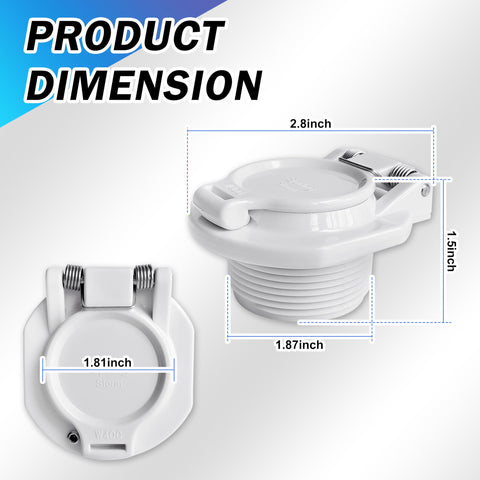 TycoonWon W400BWHP seal between hose and wall reduces tangling and improves suction consistency.