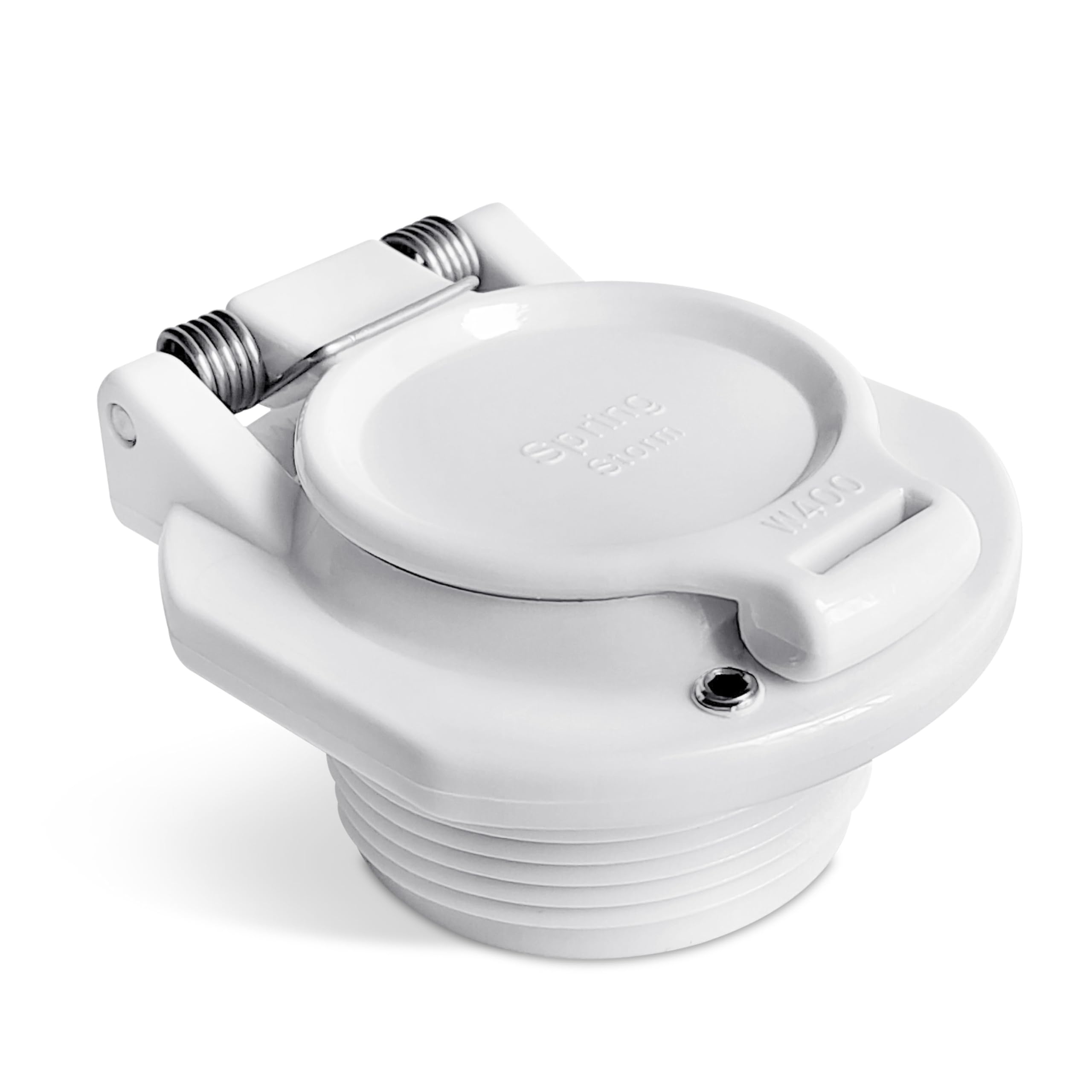 TycoonWon W400BWHP vacuum lock wall fitting forms a secure seal for efficient cleaning.