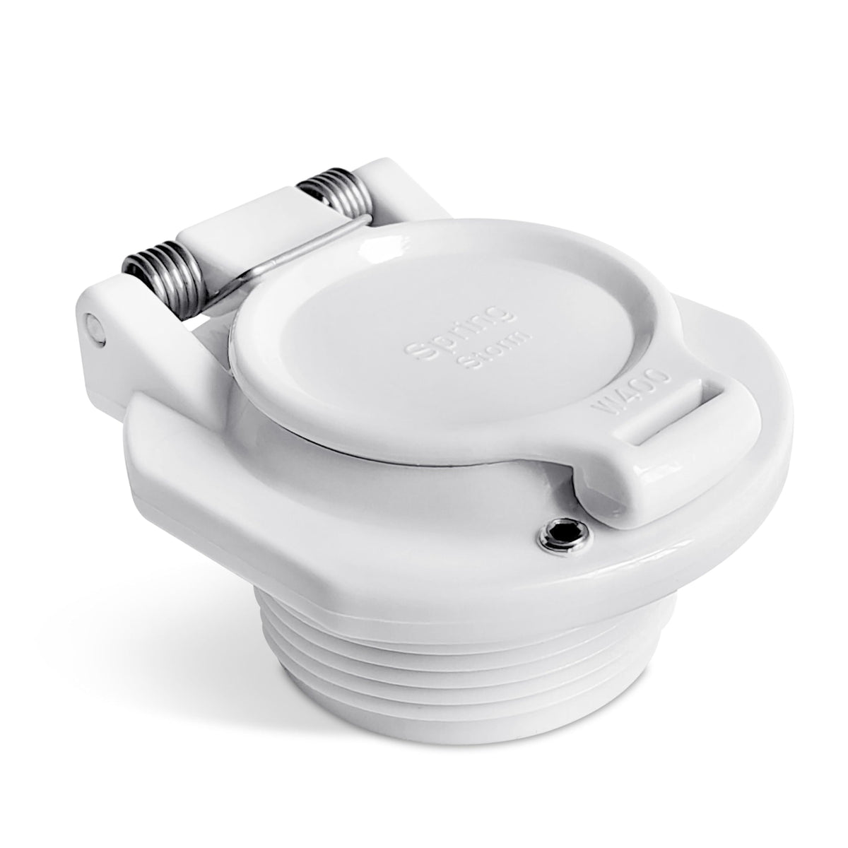 TycoonWon W400BWHP vacuum lock wall fitting forms a secure seal for efficient cleaning.