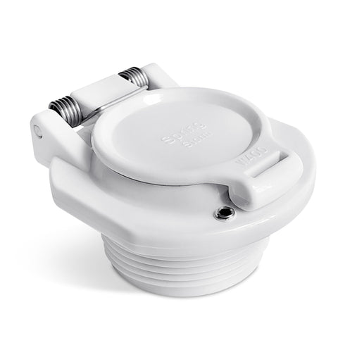 TycoonWon W400BWHP vacuum lock wall fitting forms a secure seal for efficient cleaning.
