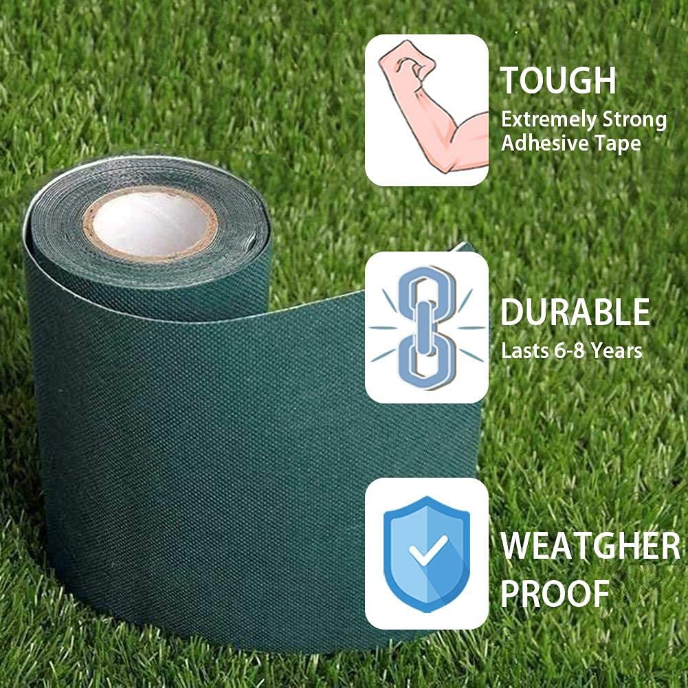 TYLife waterproof turf tape durable in rain or shine