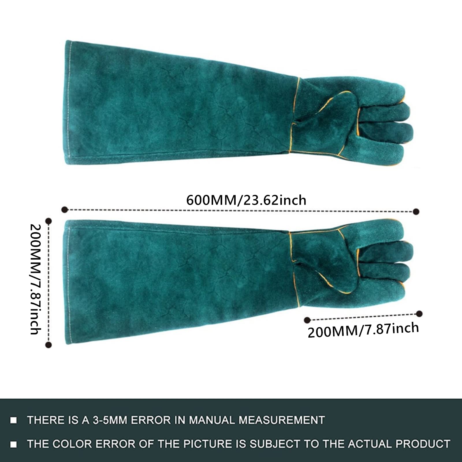 Tylulikaty 23-inch gloves close-up snake-proof pattern for safe reptile handling