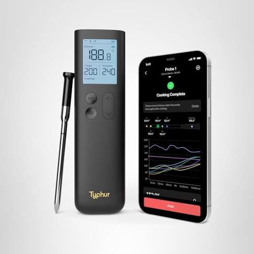 Typhur Sync Gold versatile for BBQ, oven, smoker, grill, and air fryer.