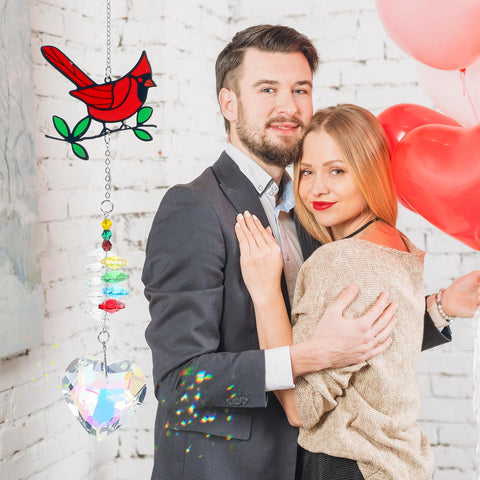 Tyqour cardinal suncatcher gift-ready packaging enhances gifting moments