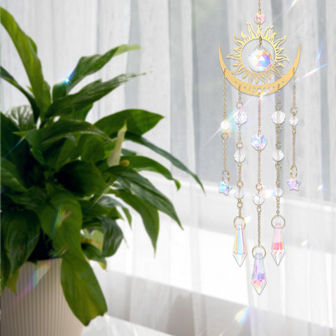 Tyqour hanging crystals suit garden, porch decor, and party ornaments with subtle shimmer.