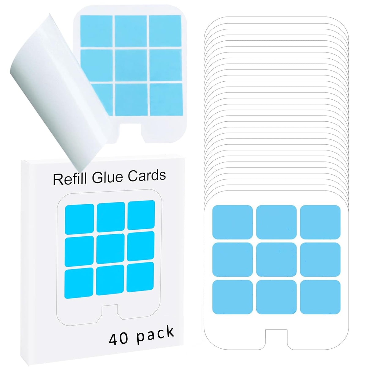 Tysonir refill glue cards for fly traps provide strong adhesion for weeks.