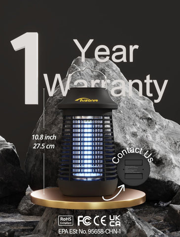 Tysonir Bug Zapper 4200V suitable for indoor and outdoor placement
