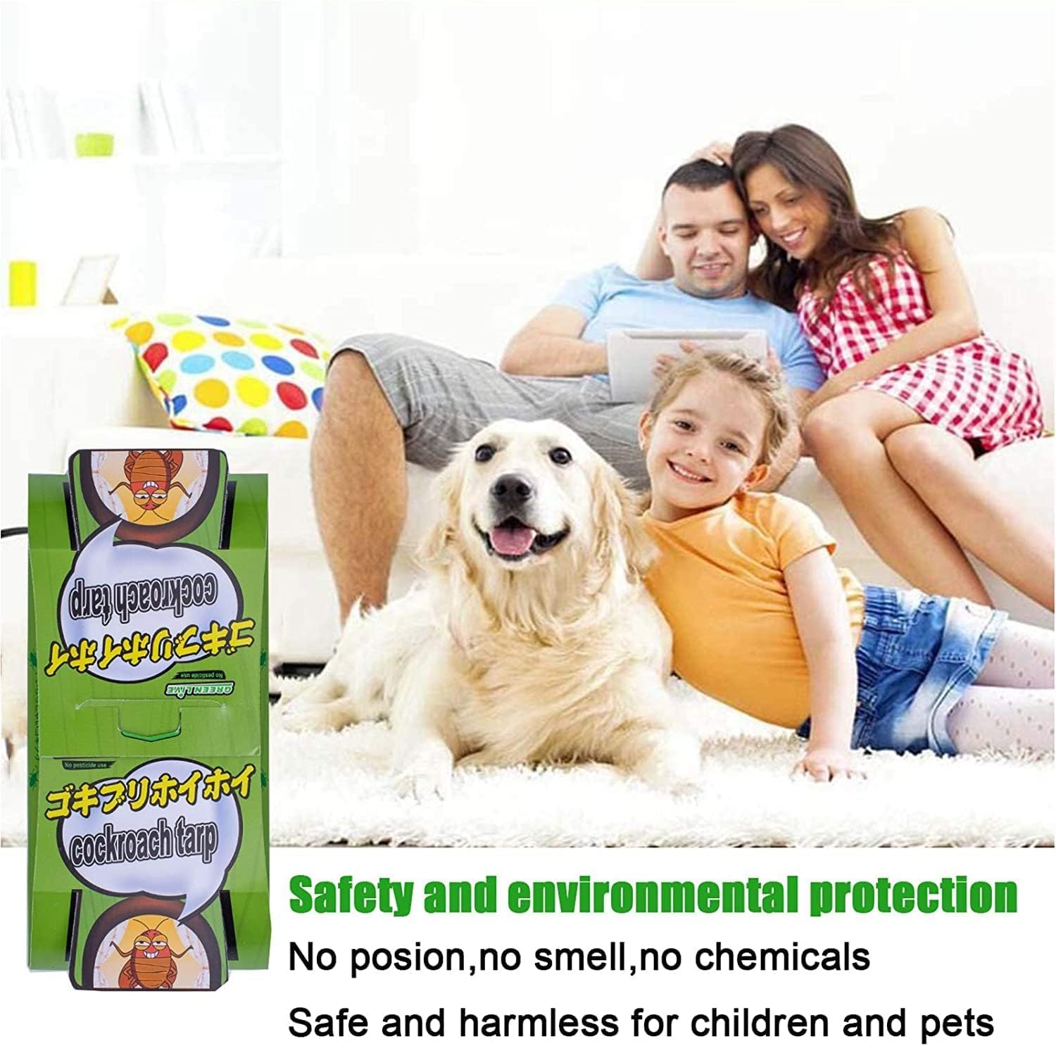 Tysonir roach traps indoor-family-safe design protects households without harsh chemicals.