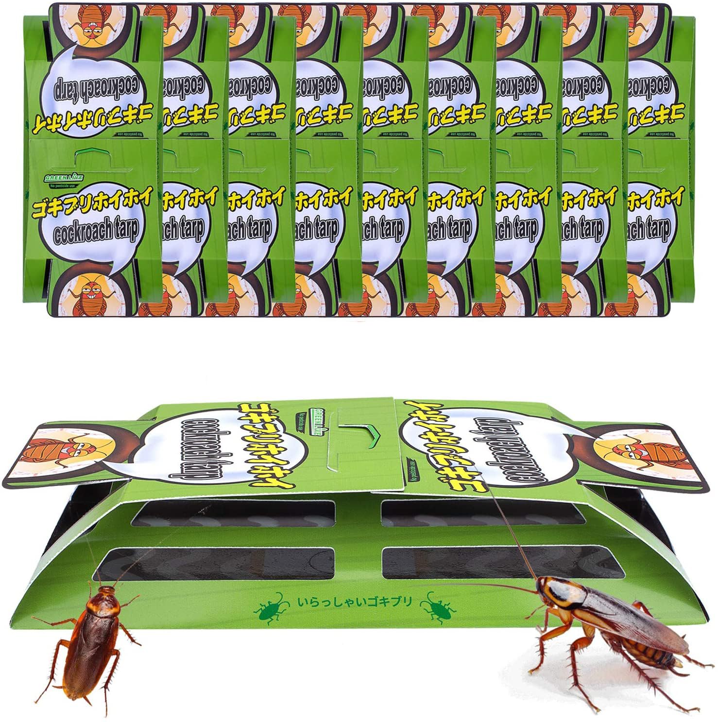 Tysonir roach traps indoor multi-entry-points offer easy access and higher catch potential.