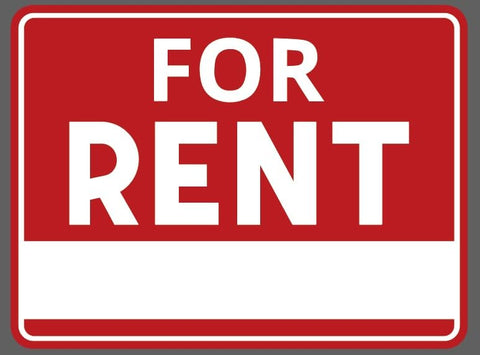 U ANNPER reusable sign easy to store between rentals