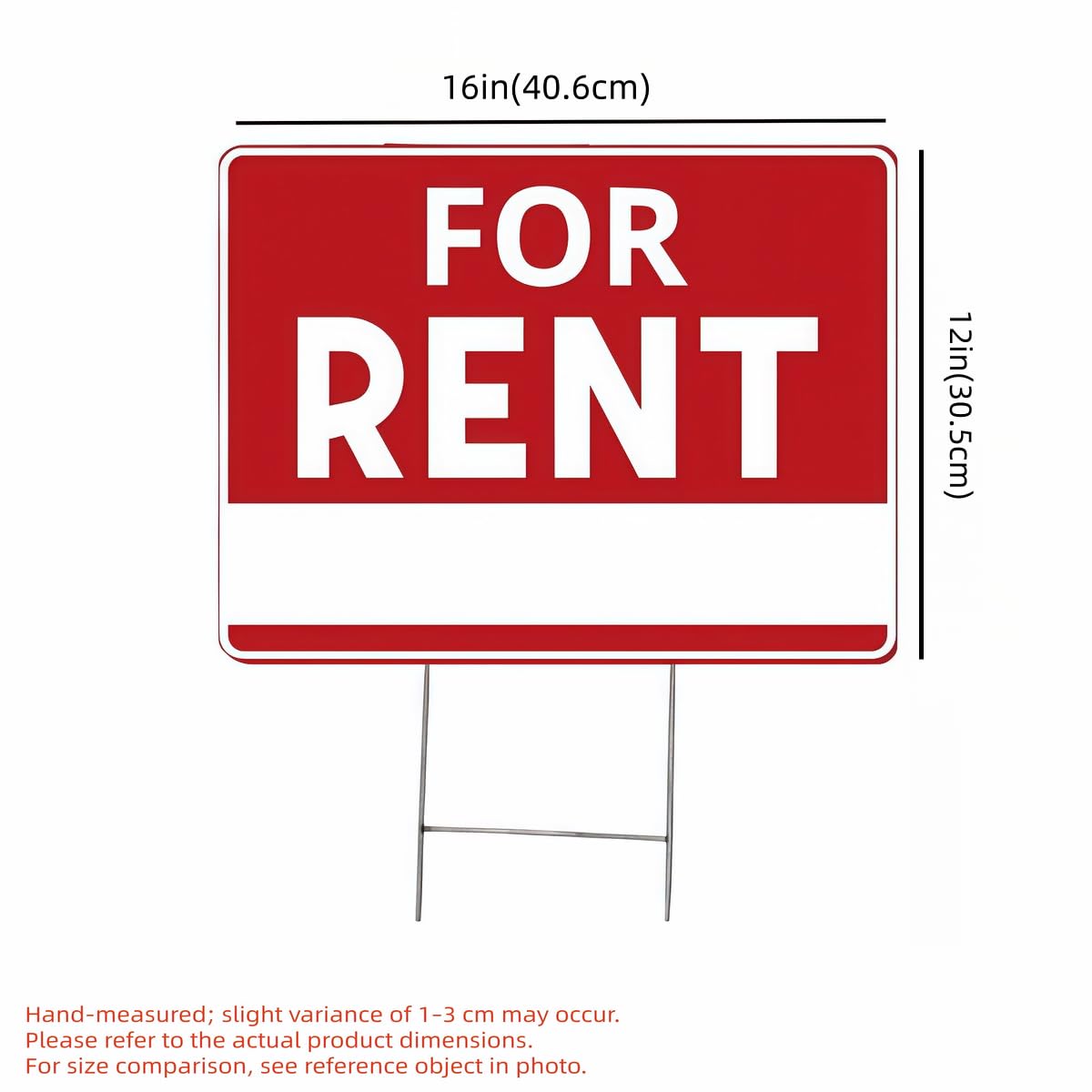 U ANNPER weatherproof plastic sign withstands rain and sun