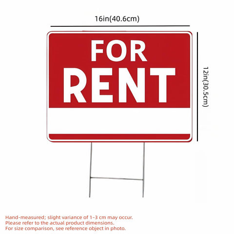 U ANNPER weatherproof plastic sign withstands rain and sun