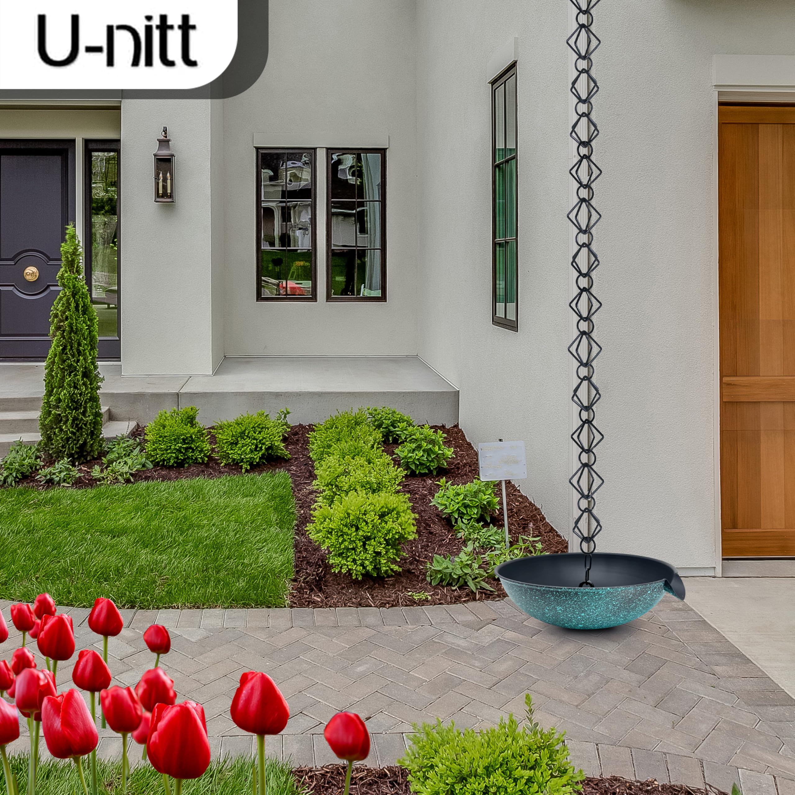 U-nitt outdoor planter option shows versatility with drainage