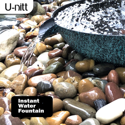 U-nitt pour spout design guides water flow with minimal splash