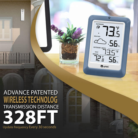 U UNNI precise Sensirion sensor ensures accurate readings.