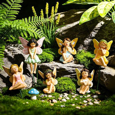 U WONDERFUL enchanting outdoor decor for patios and flower beds, creating playful focal points.