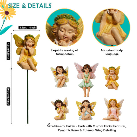 U WONDERFUL fairy garden figurines make a whimsical gift for garden lovers.