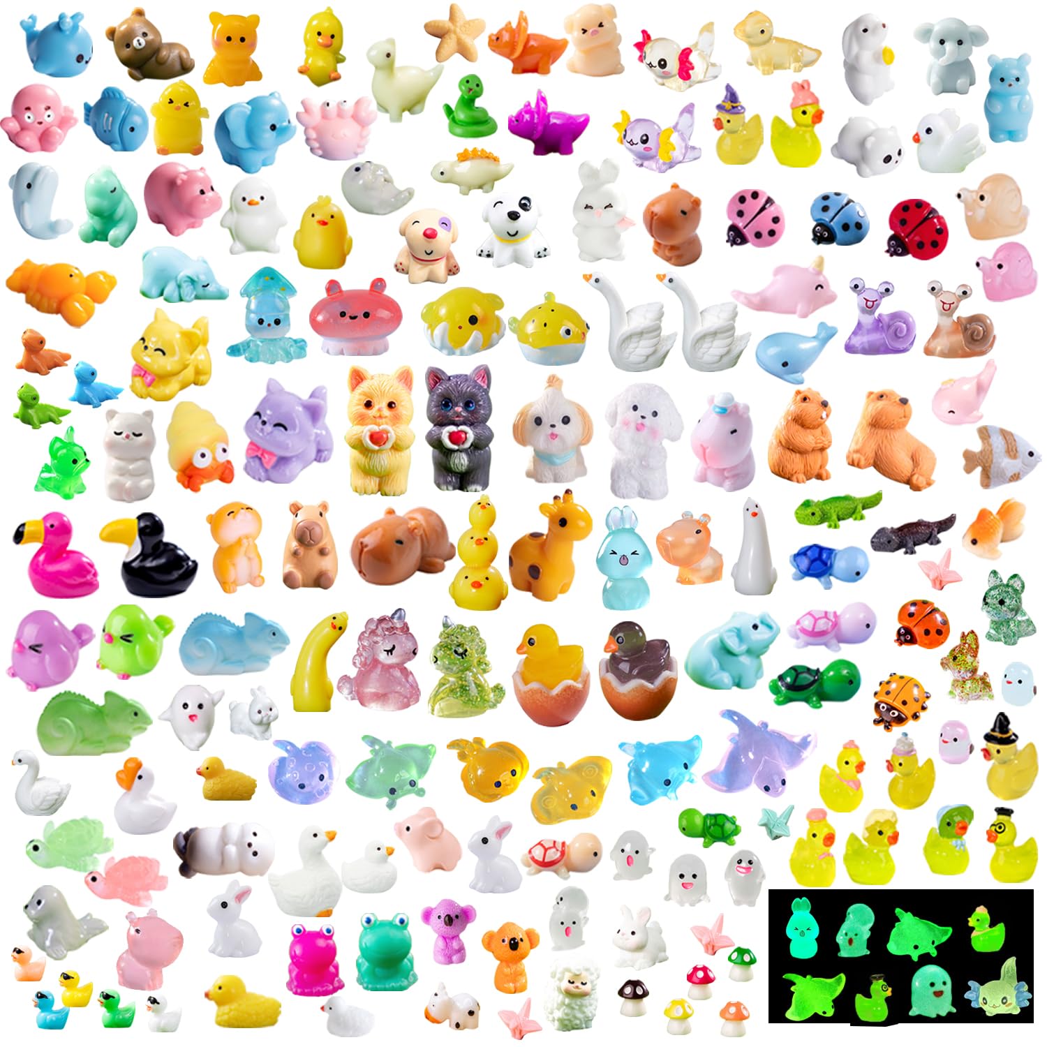 U-Zimikee capybara figurine for fairy gardens and playful decor.