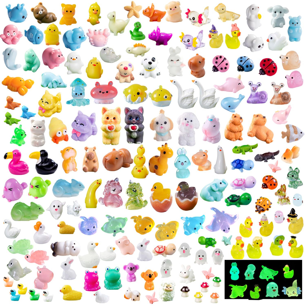 U-Zimikee capybara figurine for fairy gardens and playful decor.