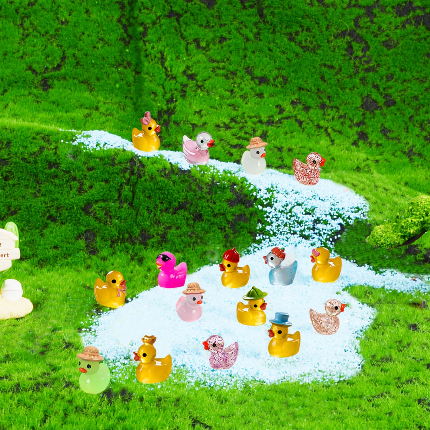 Vivid U-Zimikee ducks brighten offices, party favors, and craft projects