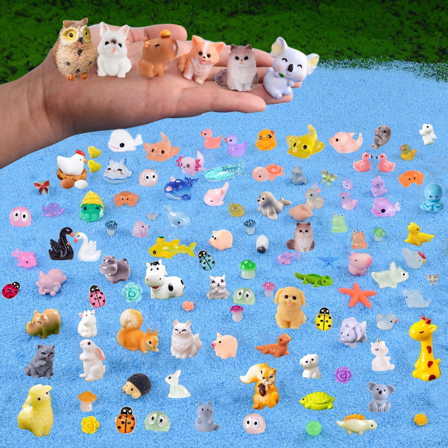 U-Zimikee resin French bulldog figure ideal for DIY crafts and play