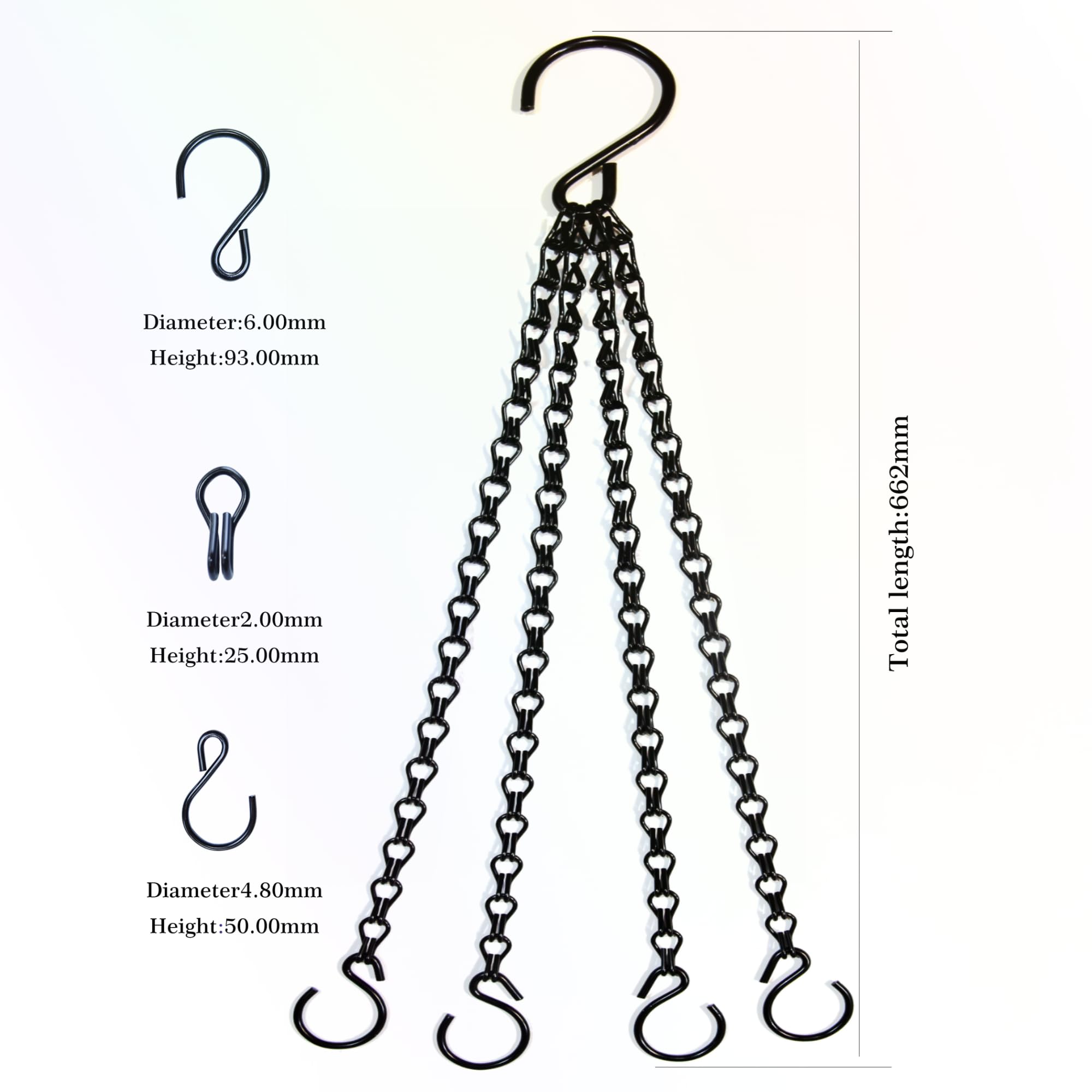 Adjustable-length Uarepretty chain ready for easy height changes