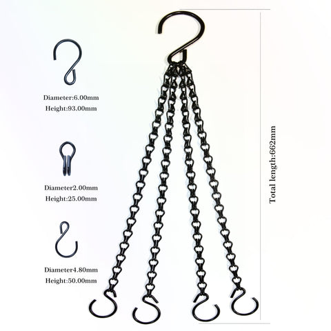 Adjustable-length Uarepretty chain ready for easy height changes