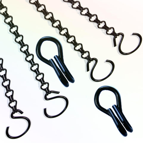 Carbon steel chain demonstrating outdoor durability for garden use