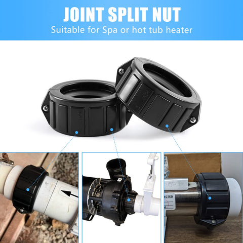 UASAM emergency split nut for quick spa maintenance