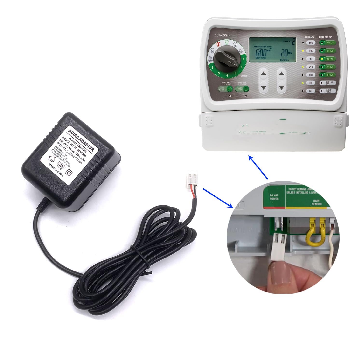 UAUSE 25.5V transformer compatible with SST timer models for indoor use