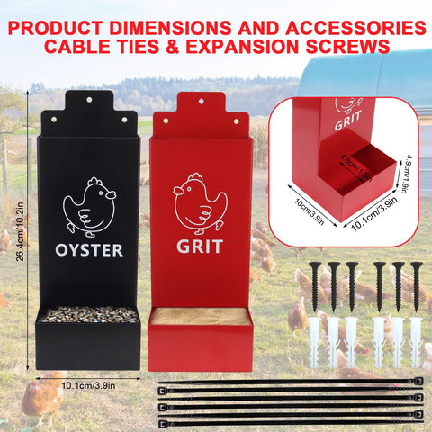 Heavy-duty poultry feeder designed to withstand sun, frost, and pecking.