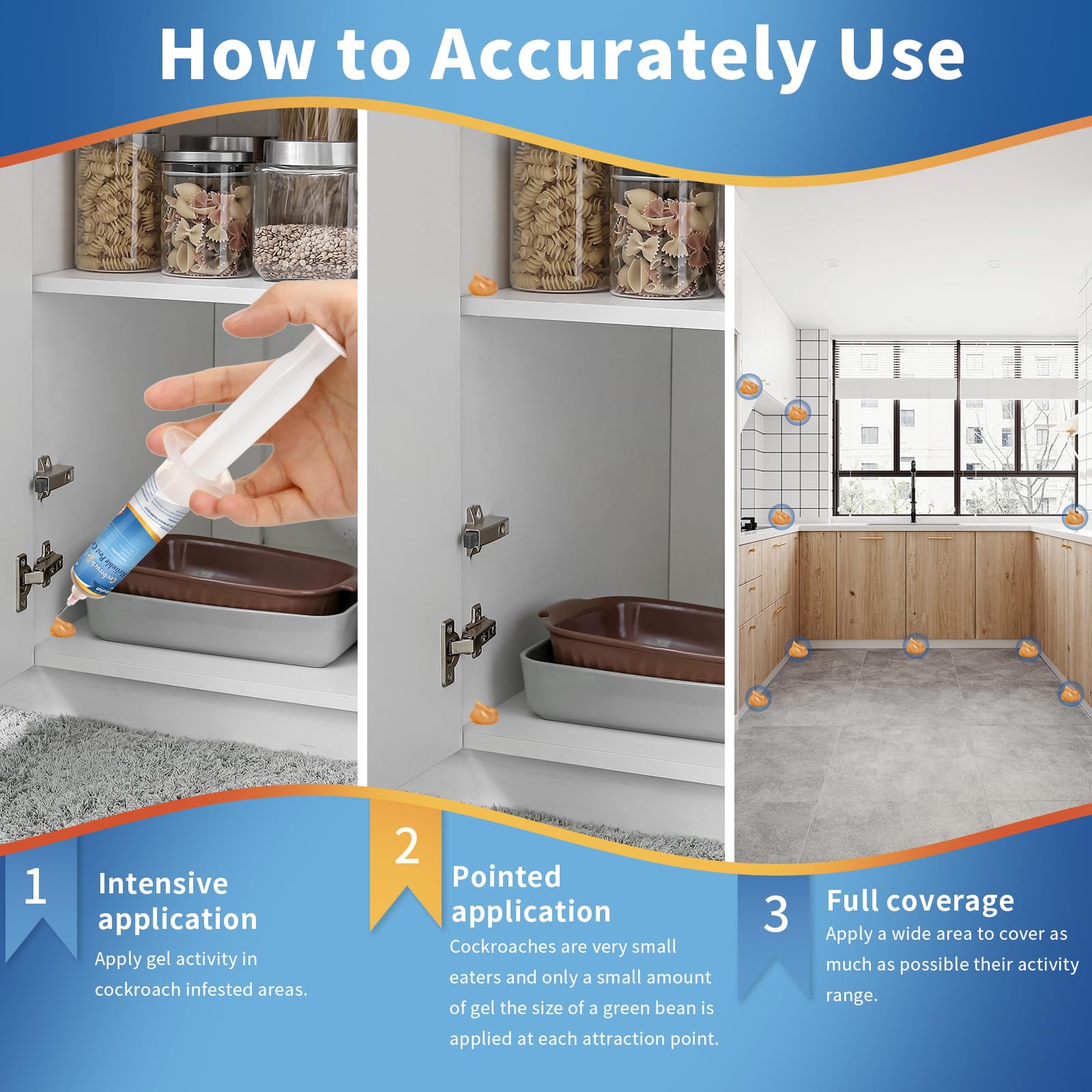 Ubalun roach gel may begin reducing activity within 24 hours of use.
