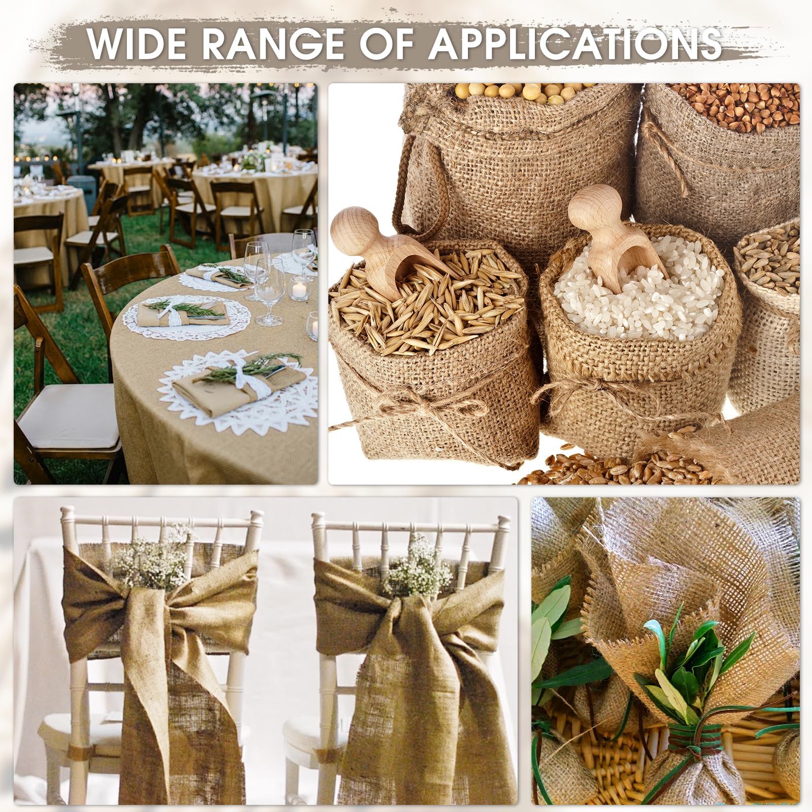 UBCGOTT Gardening Burlap Roll storage and drying image suitable for sheds and garages.