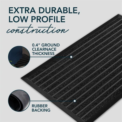 ubdyo 47x32 outdoor-indoor mat suits wide porches and thresholds.
