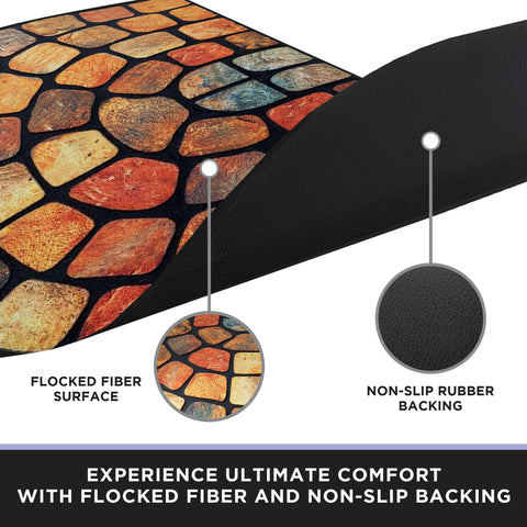 ubdyo large front-entry mat 36-by-24-inch fits wide doors and cleans easily.