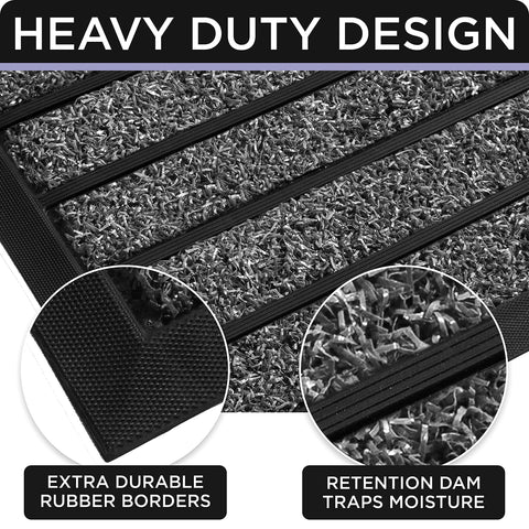 ubdyo 30x17 inch mat covers entryway efficiently