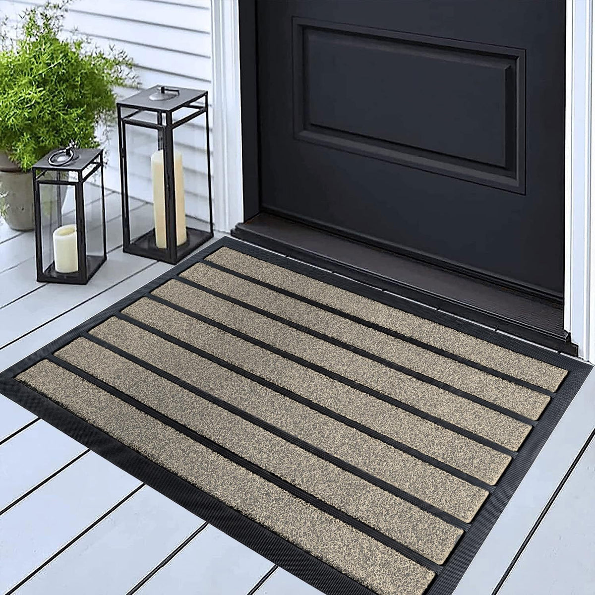 ubdyo dirt-trapper doormat traps mud for a cleaner entryway