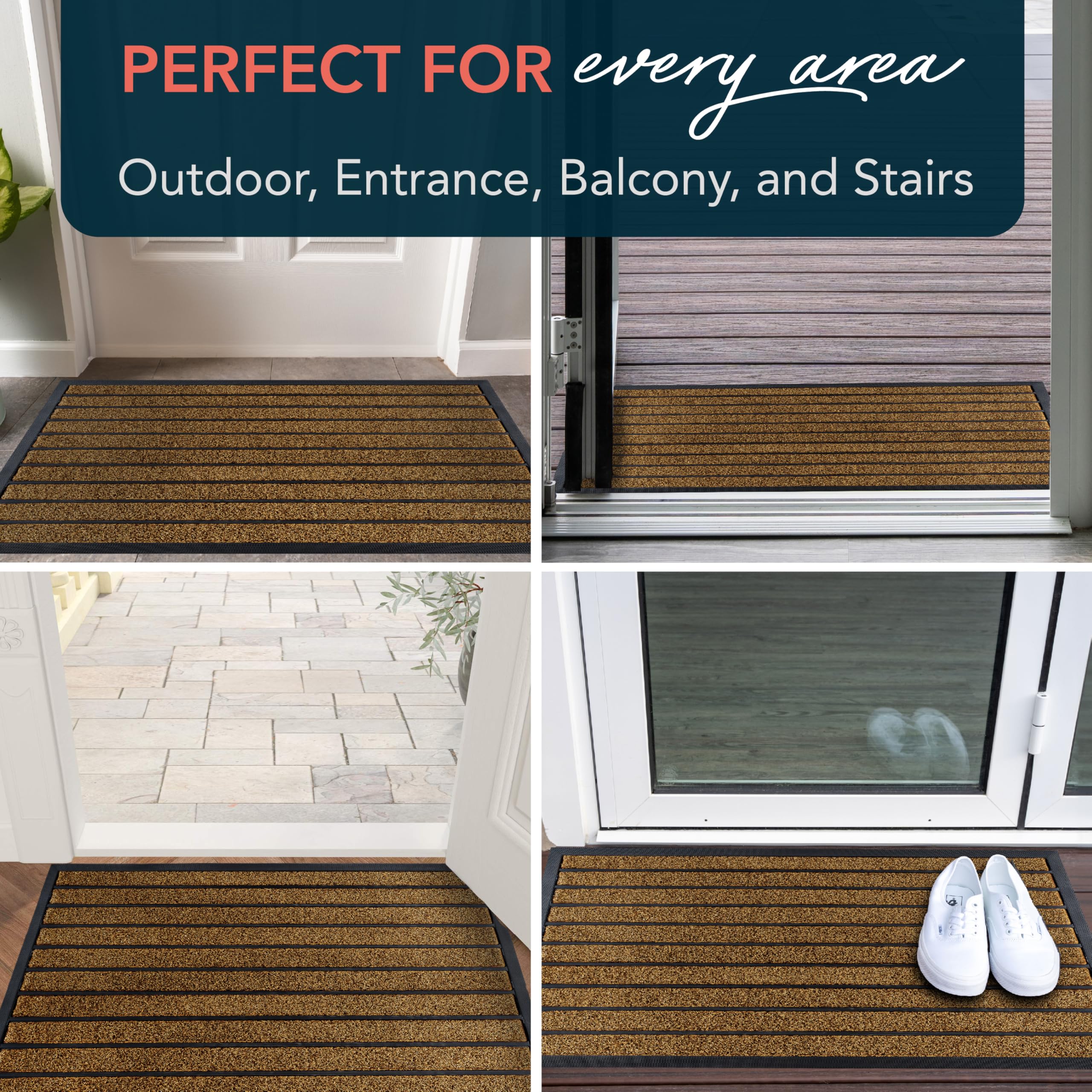 ubdyo door mat ideal for patios and verandas providing tidy thresholds