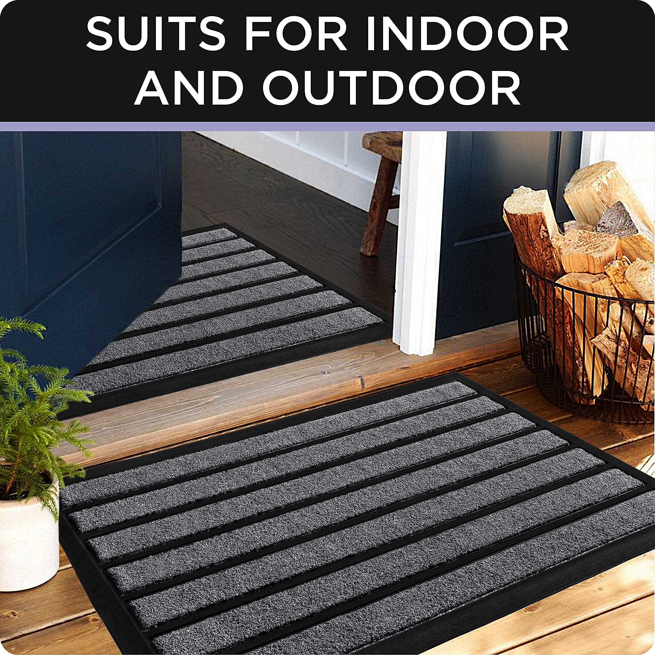 ubdyo stylish entrance mat welcomes guests with tidy threshold