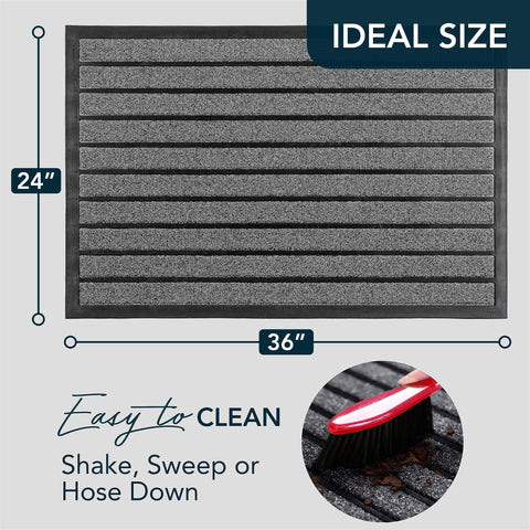 UBDYO Door Mat non-slip outdoor provides stable footing in wet weather.