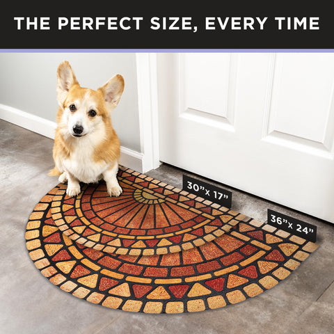 ubdyo durable entry mat with anti-slip backing keeps entrances secure
