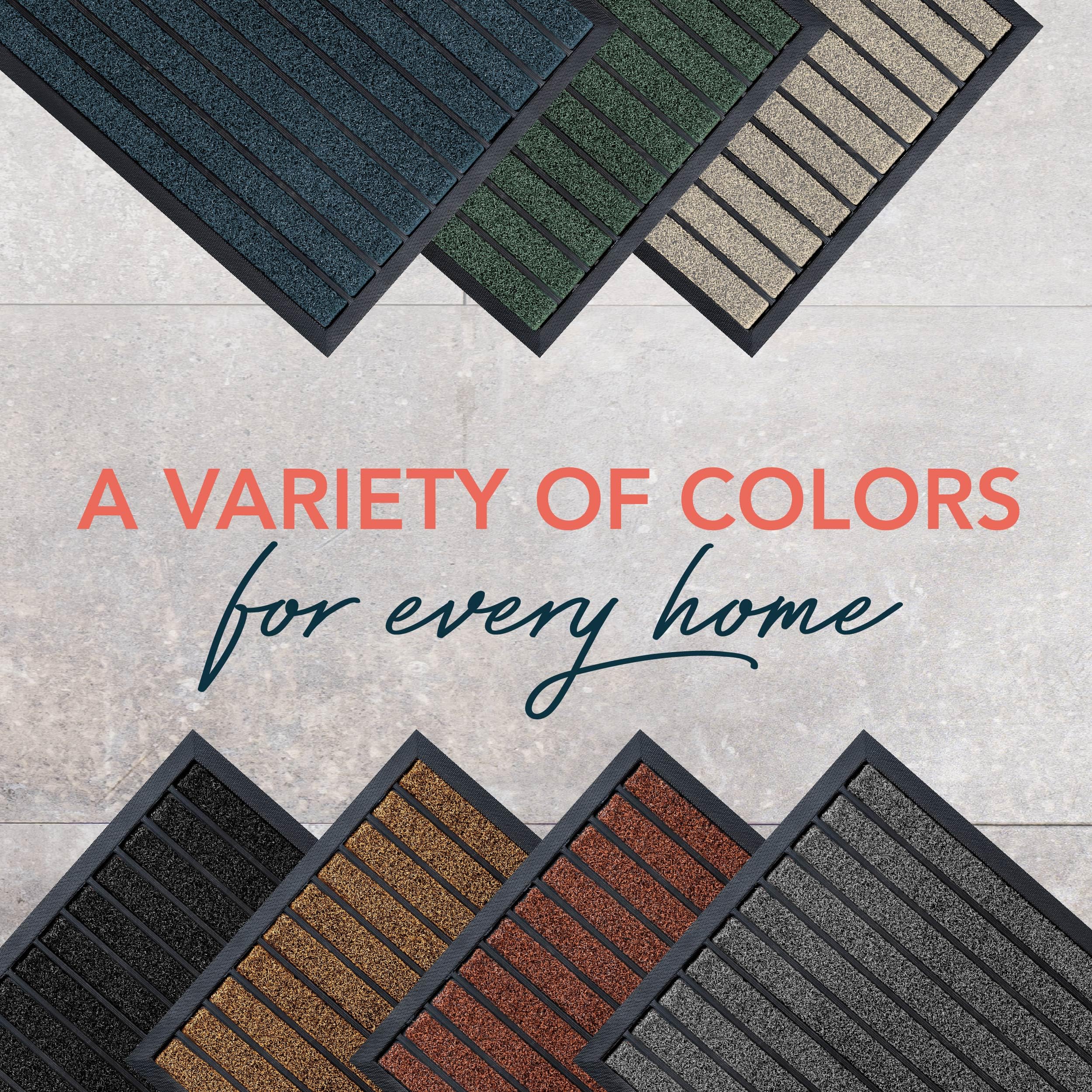 ubdyo durable-front-doormat supports high-traffic entrances while keeping dirt outside.