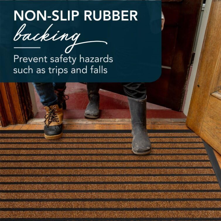 UBDYO easy-clean outdoor mat simplifies maintenance.