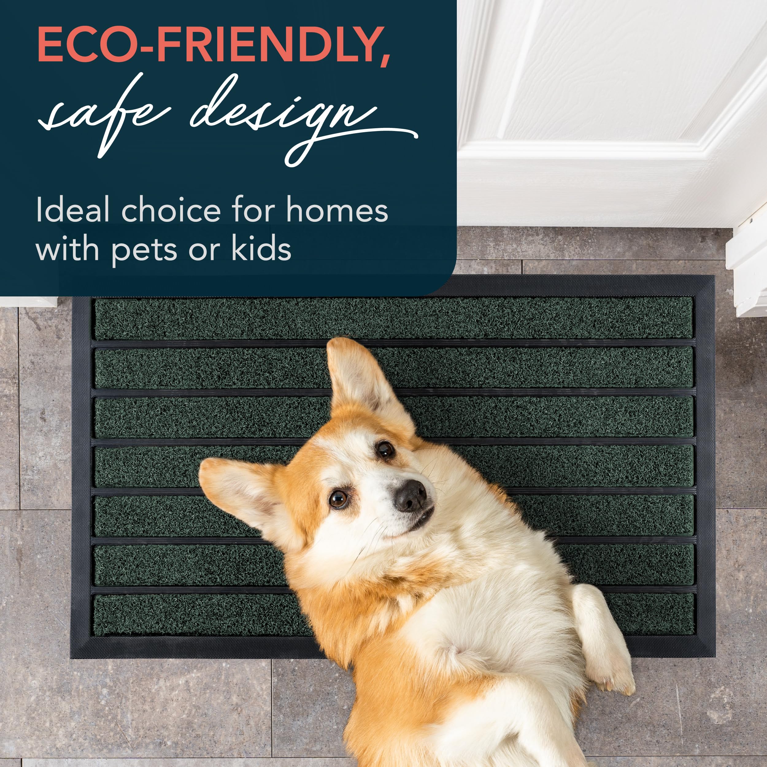 ubdyo durable entry mat for high-traffic homes and apartments.