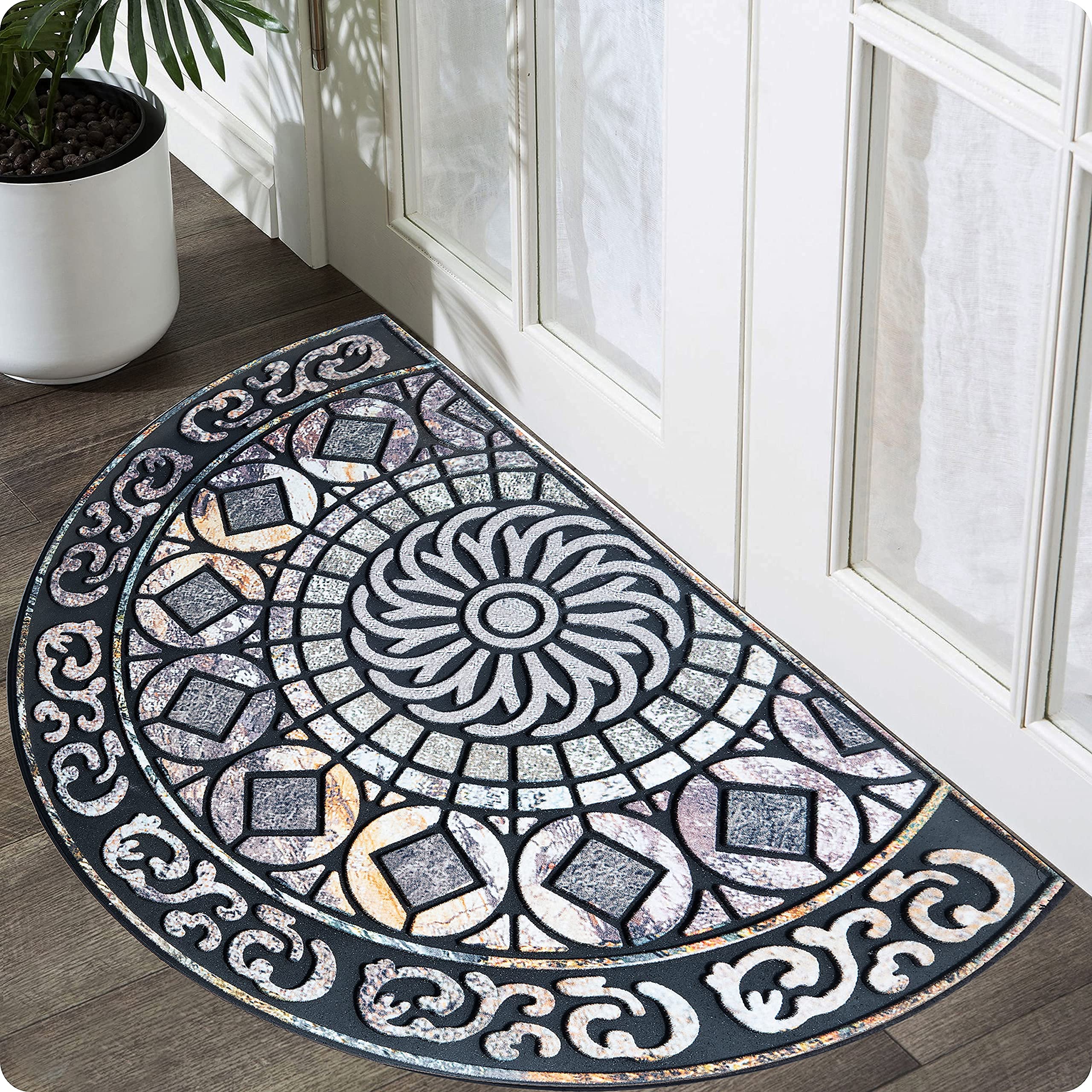 ubdyo indoor-outdoor mat versatile for garage mudroom patio entrances.
